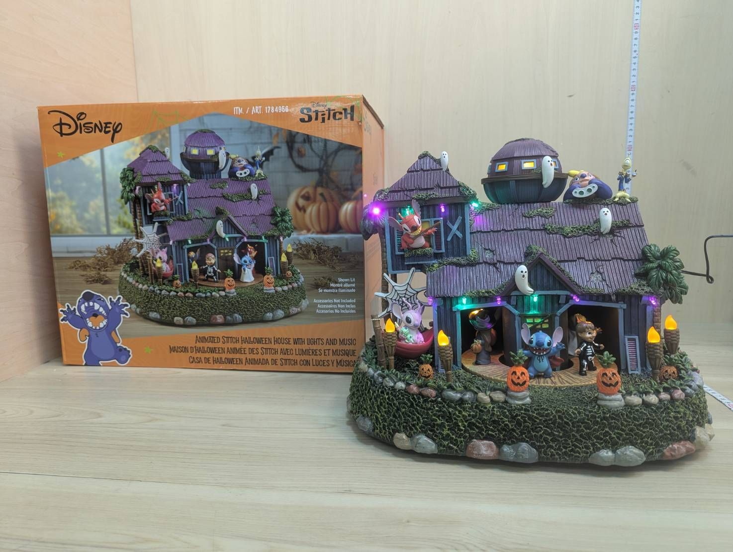 コストコ Disney スティッチ ハロウィン ハウス 光ります 動きます