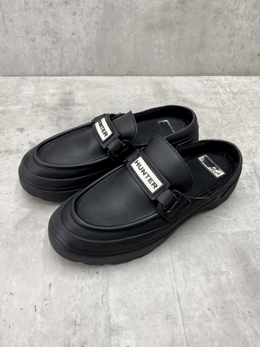 HUNTER ブラックローファー レインジュース 僕はもう、雨を恐れない