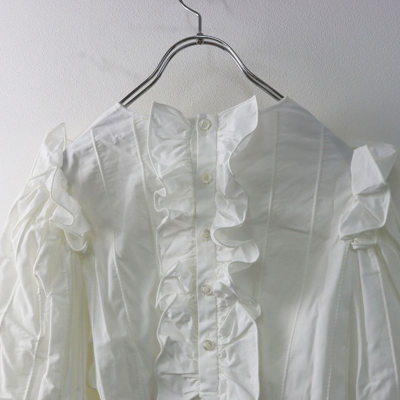 2022AW シロコン ヨリ shirocon yori candyブラウス 36/ホワイト