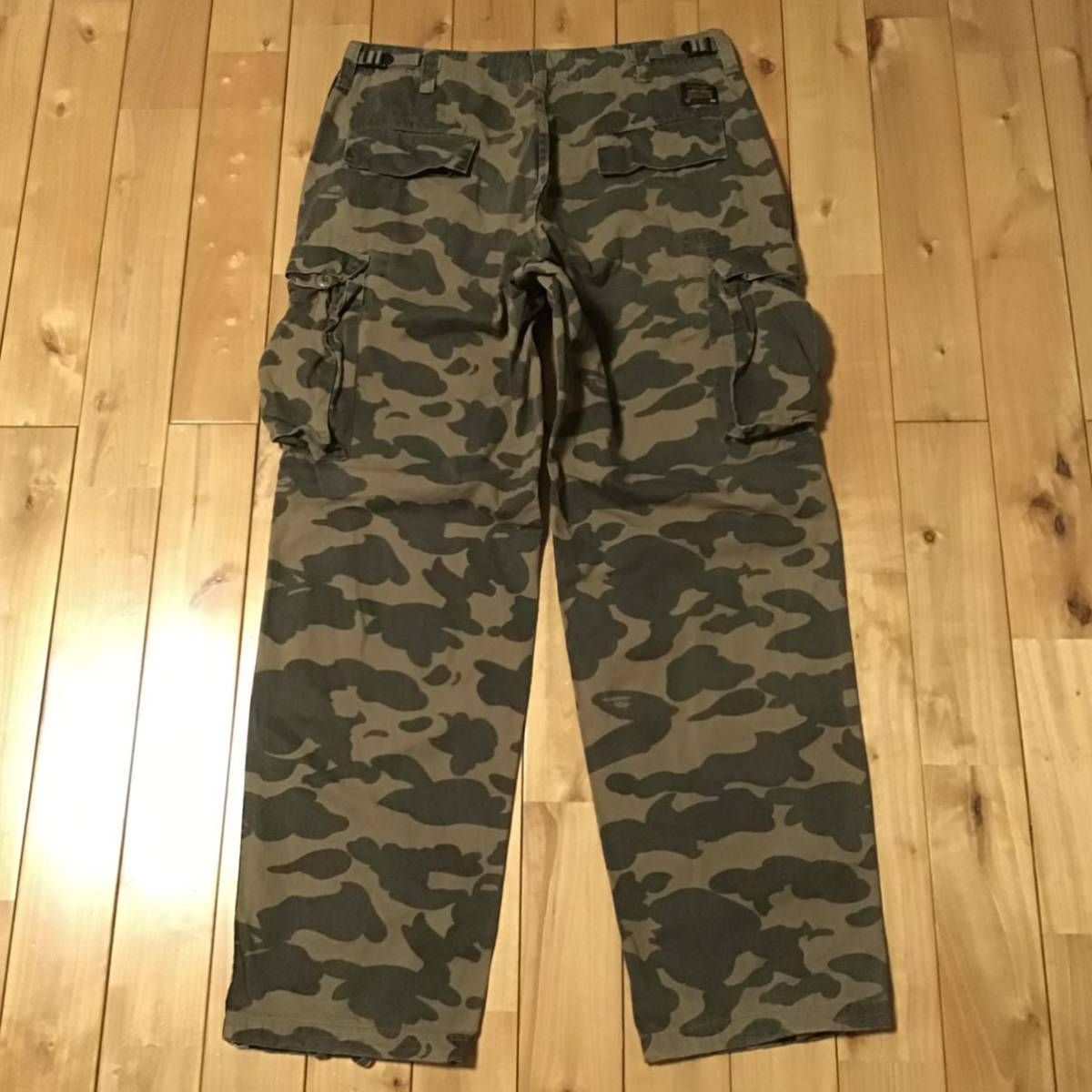 1st camo green カーゴパンツ Mサイズ a bathing ape BAPE camo cargo