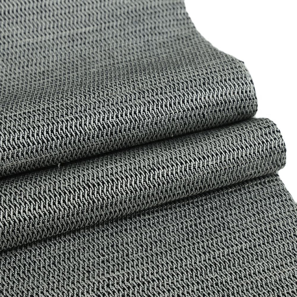 名古屋帯 米沢紬 中古 正絹 リサイクル グレー 無地 仕立て上がり