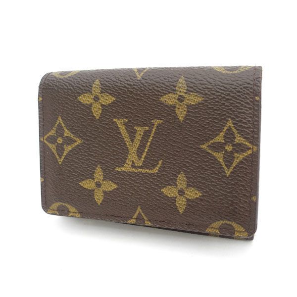 LOUIS VUITTON / ルイヴィトン アンヴェロップ カルト ドゥ ヴィジット カードケース 名刺入れ モノグラム M62920 【カード/パス/定期/Suica/スイカ/ICOCA/イコカ/保険証】 ブランド【中古】 