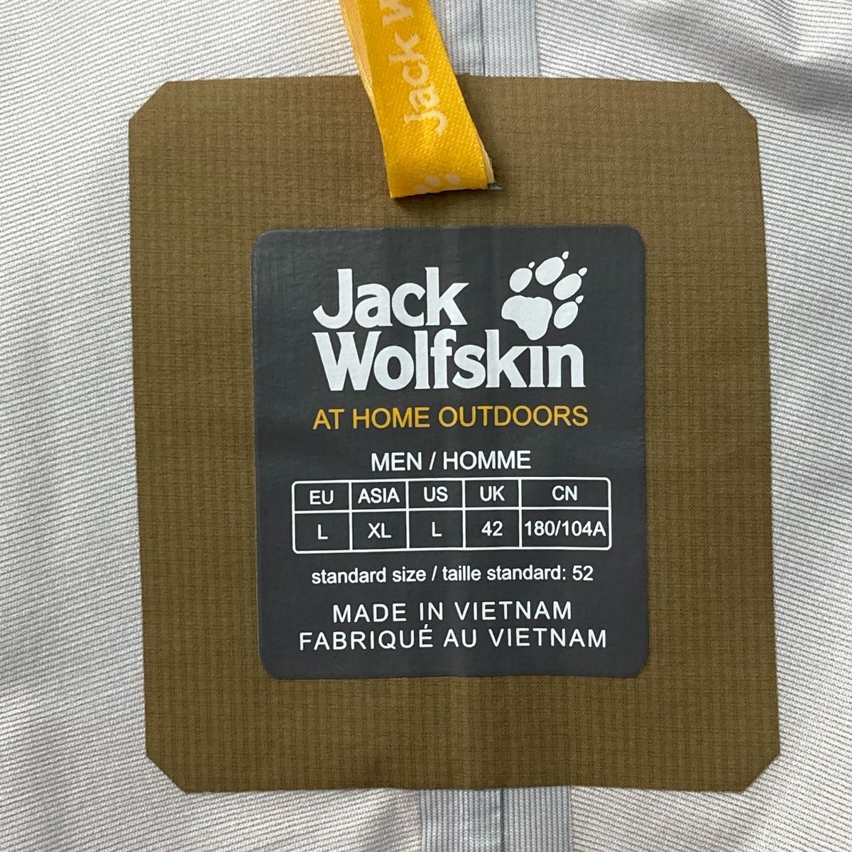 ☆☆Jack Wolfskin ジャックウルフスキン マウンテンパーカー ジャケット サイズ XL メンズ 5027531-4288805 ブラウン