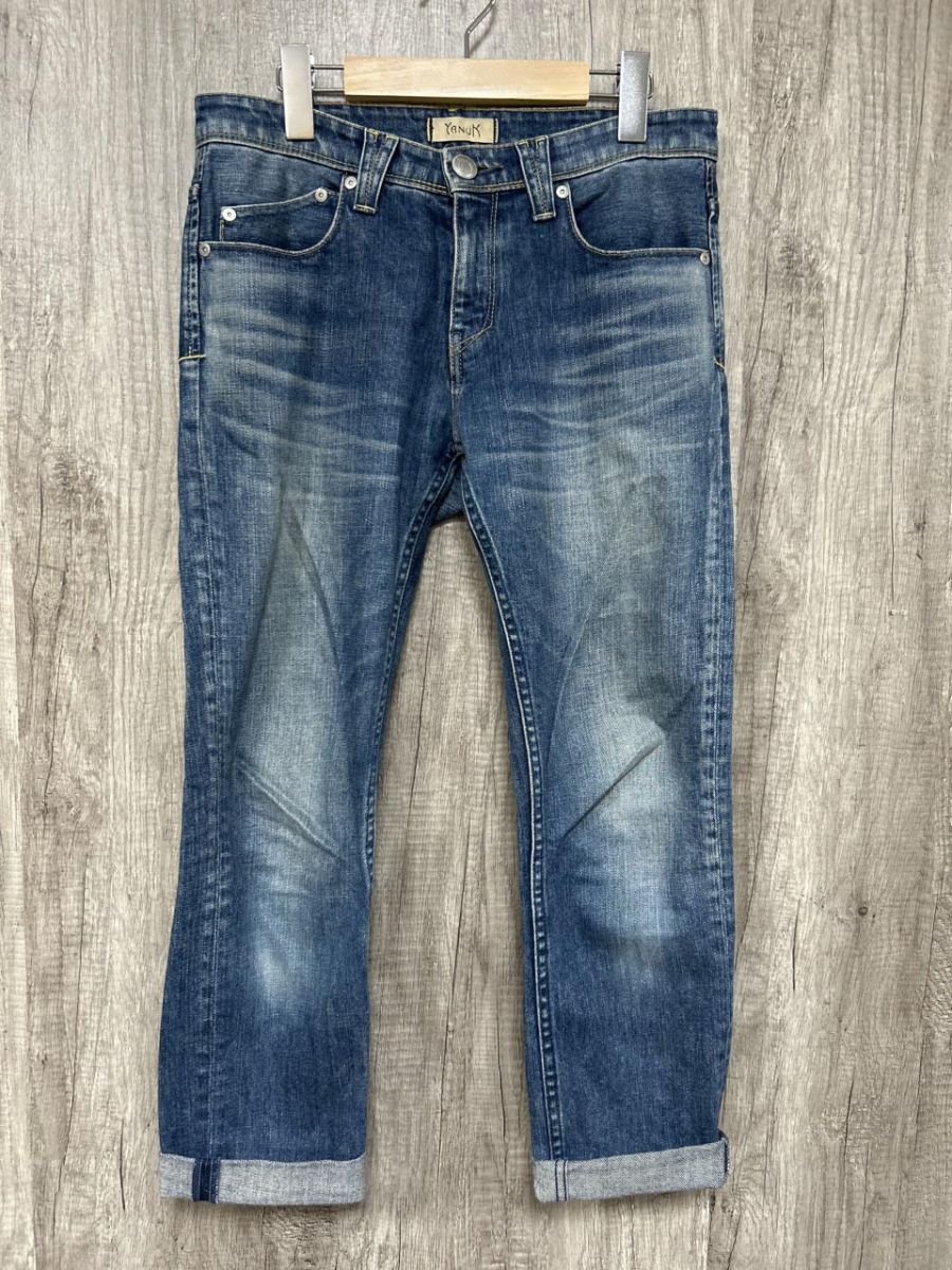 YANUK リラックスドスリム イージー デニムパンツ size26インチ|－ ◎レディース