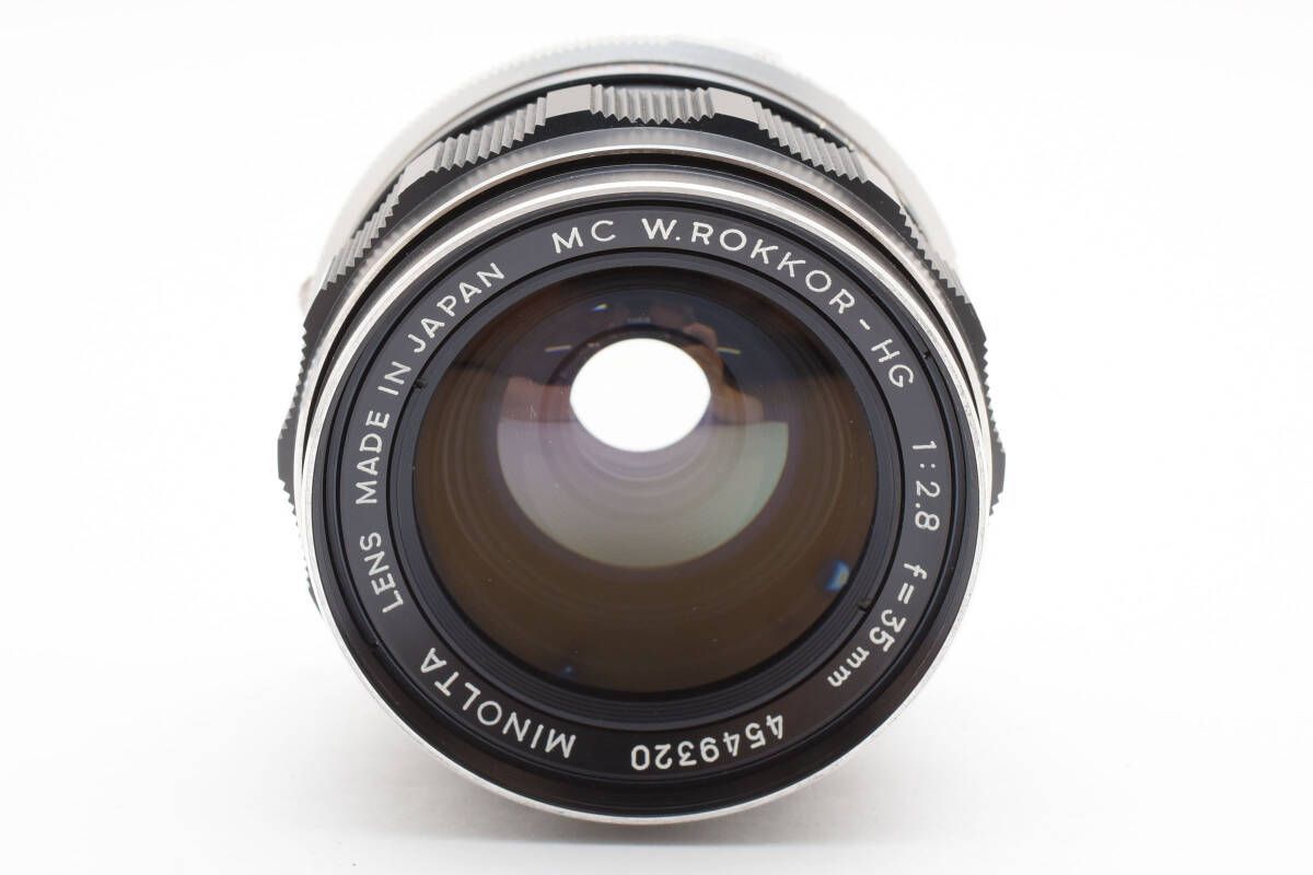 ☆ミノルタ MINOLTA MC W.ROKKOR-HG 35mm F2.8 ☆ T1＃4718 - メルカリ