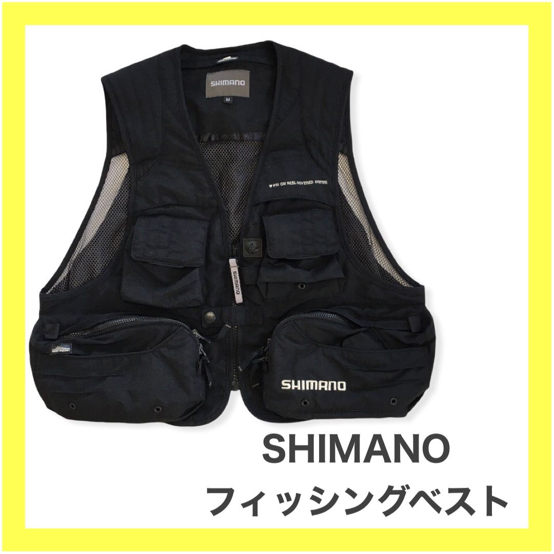 メルカリshops Shimano シマノ フィッシングベスト Ve 034g M