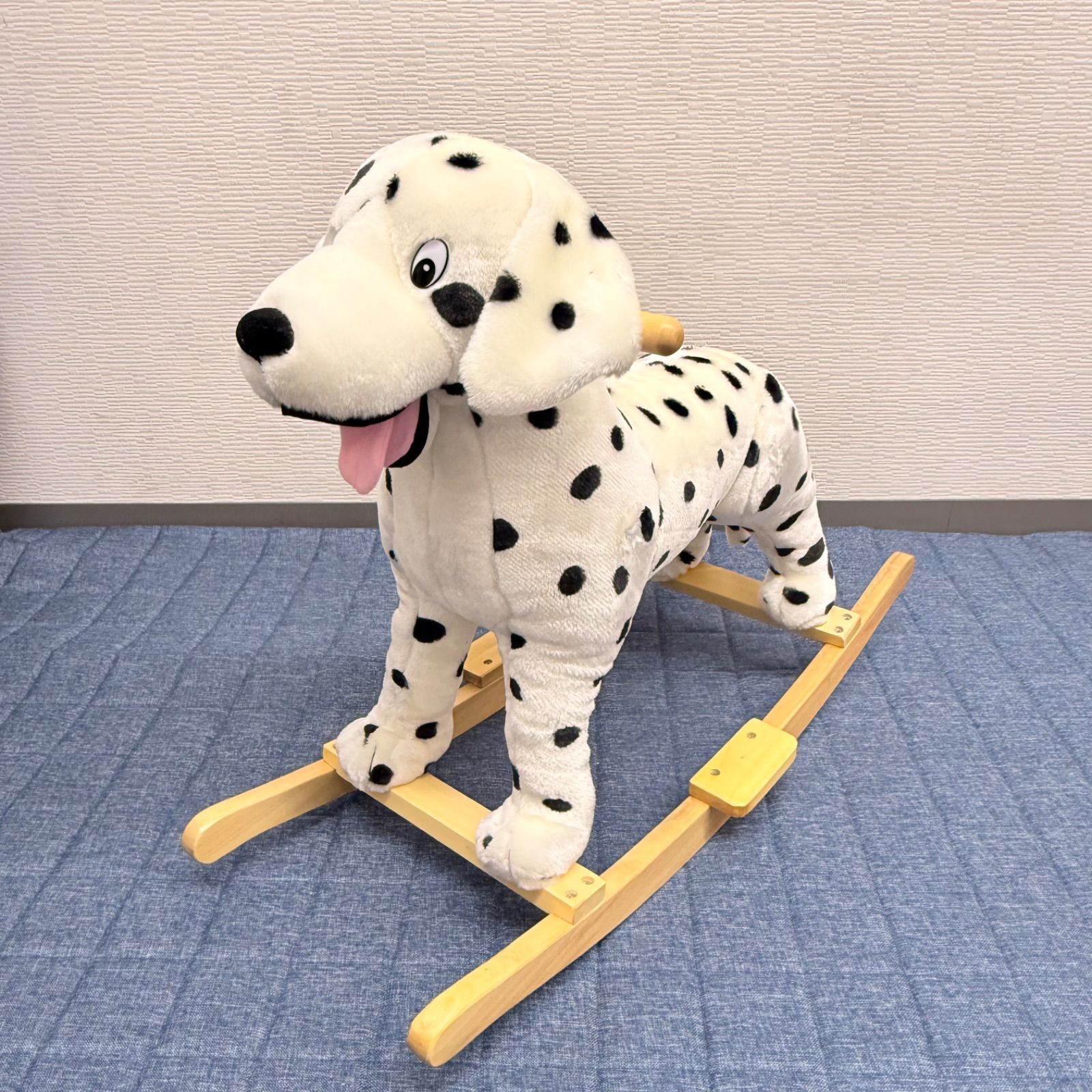 アウトレット ロッキングドッグ ダルメシアン ワンちゃんのぬいぐるみ 犬の置物 インテリアオブジェ いぬのおもちゃ