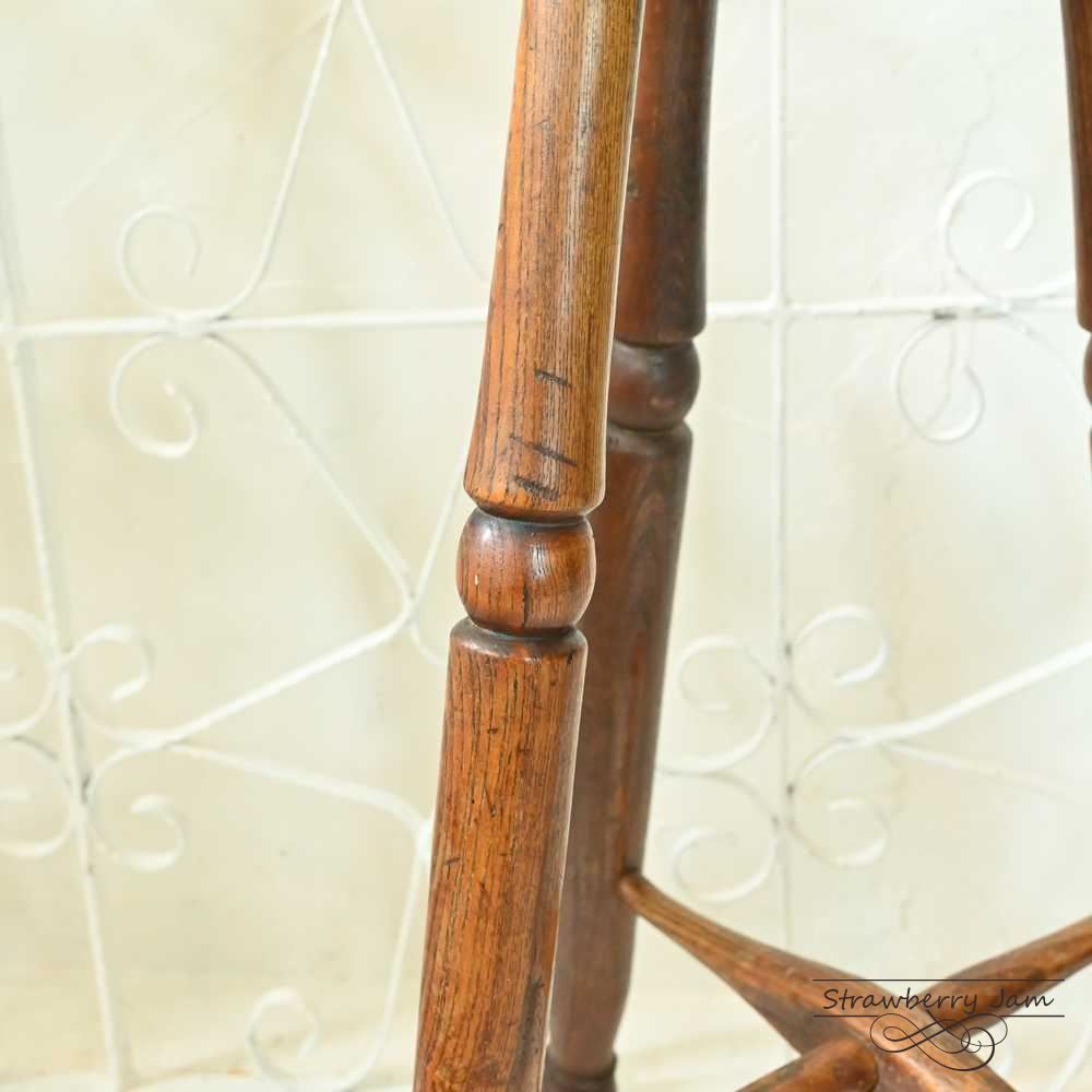 L3705-273 英国アンティーク スツール ヴィクトリア ブラウン