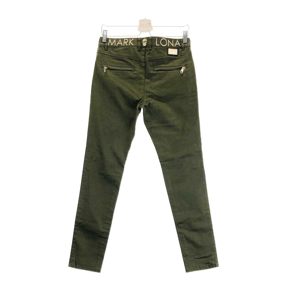 サイズ M MARK-LONA マークアンドロナ ストレッチパンツ カーキ系 240101220145 ゴルフウェア レディース ストスト