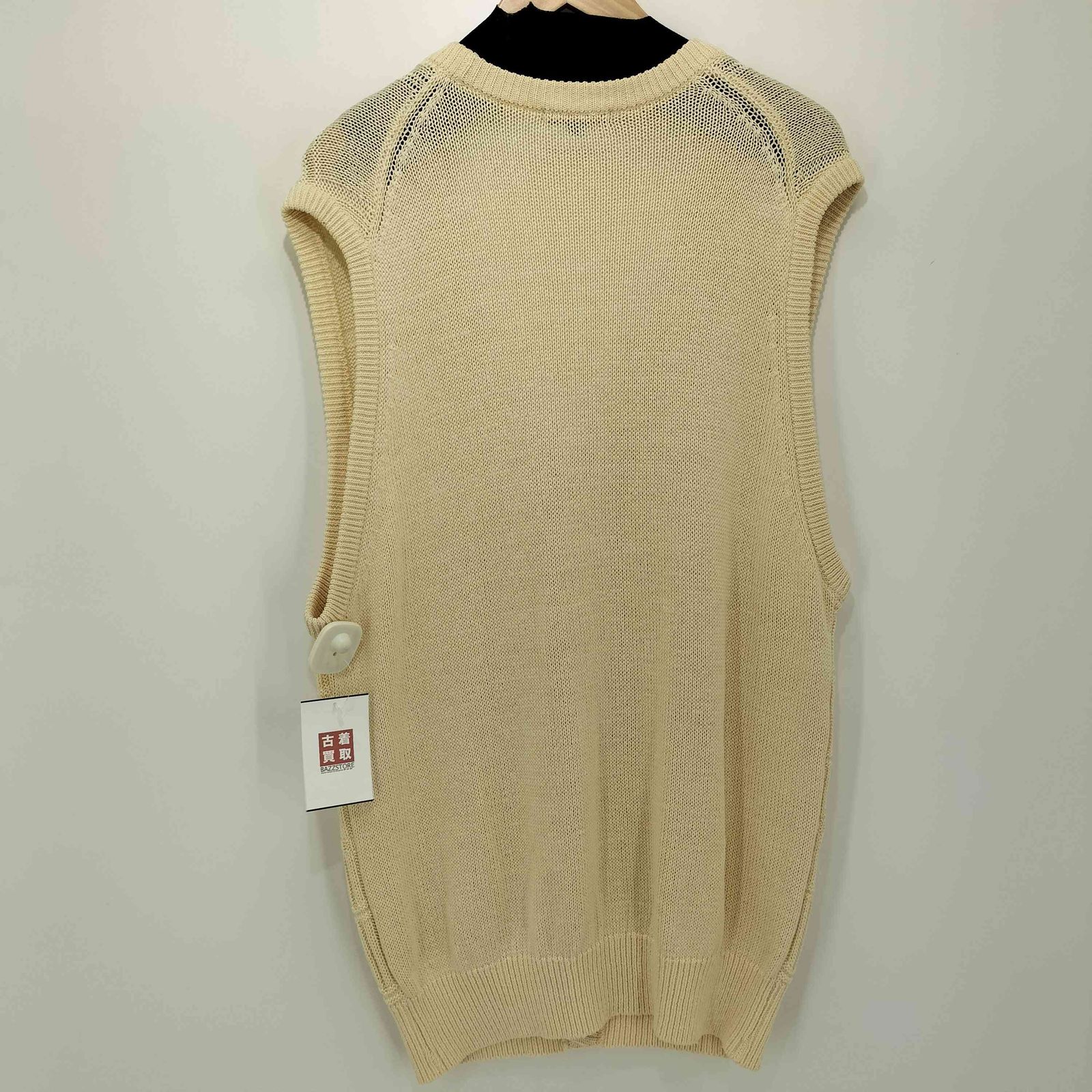 バーバリーロンドン BURBERRY LONDON コットン チェック ニットベスト メンズ import：L 