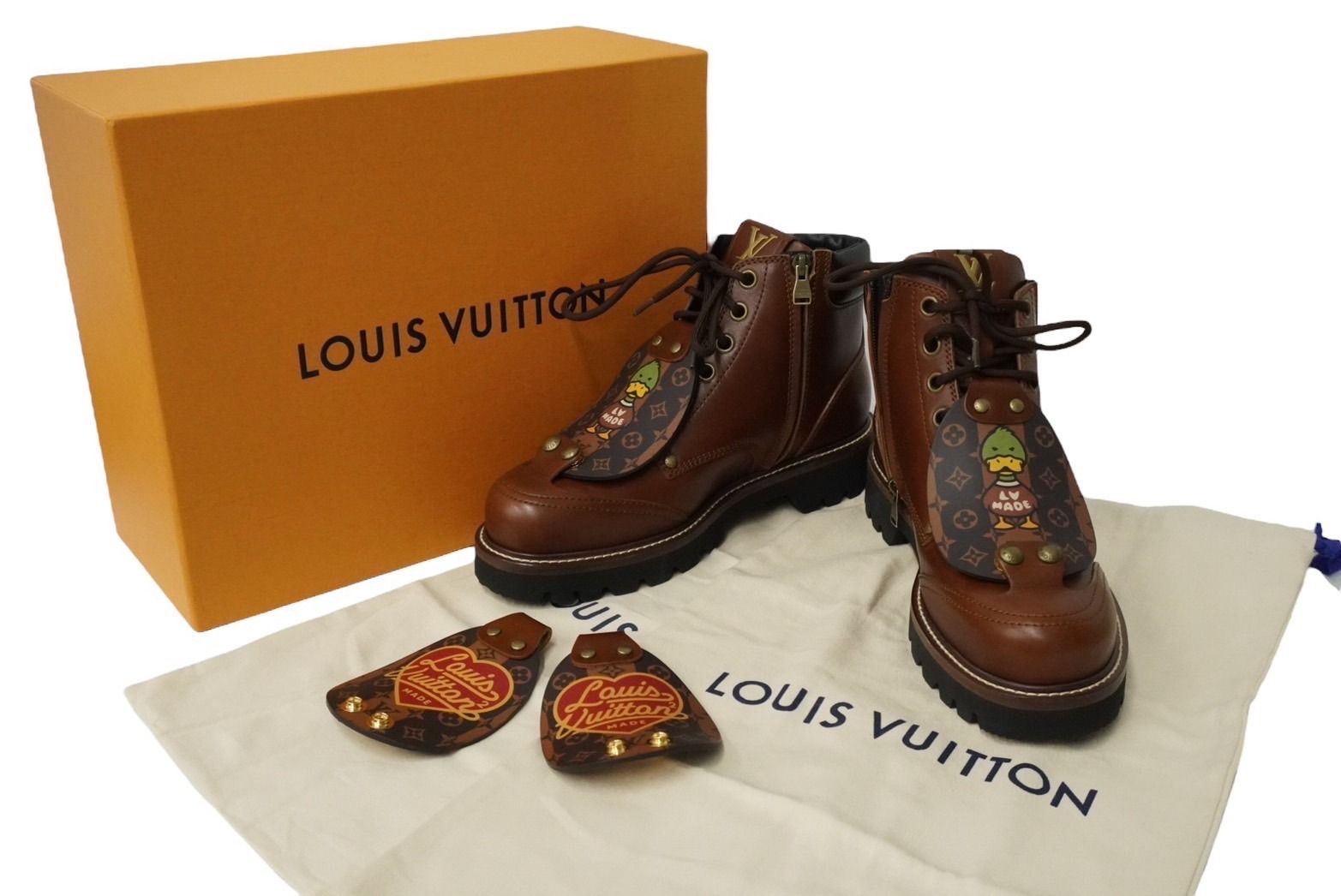 LOUIS VUITTON × NIGO オーベルカンフ 厚底 ブーツ
