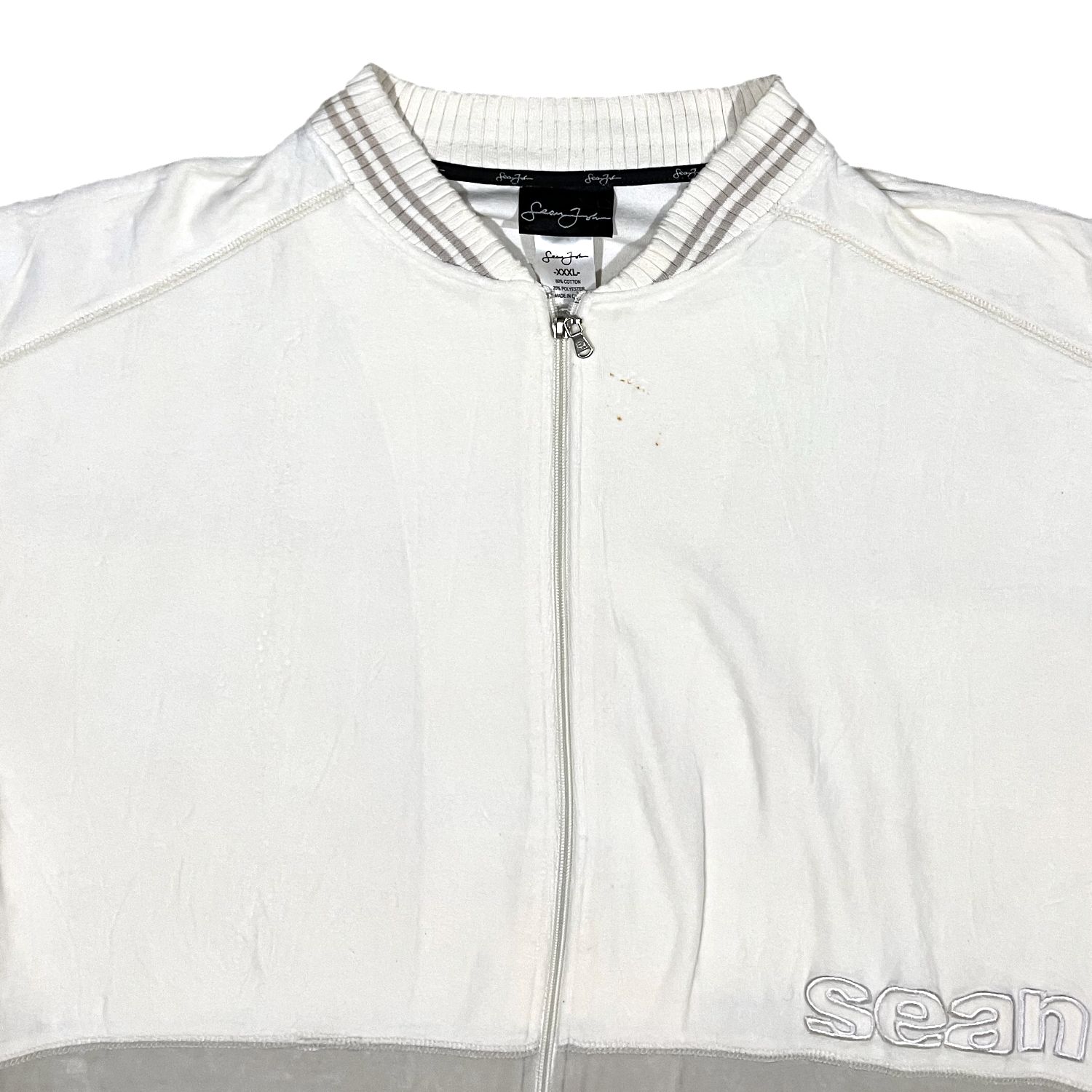 SEAN JOHN ショーンジョン 2トーン ベロア ジャケット 上下 