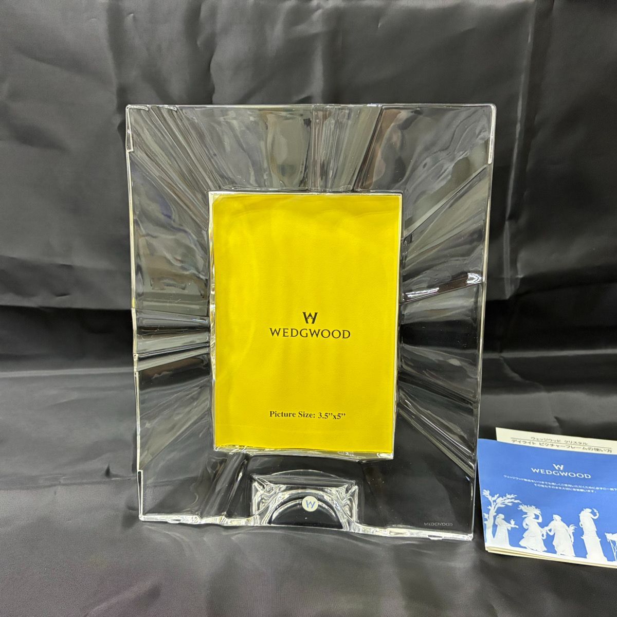 ◇中古美品◇WEDGWOOD【ウエッジウッド】フォトフレーム クリスタル 