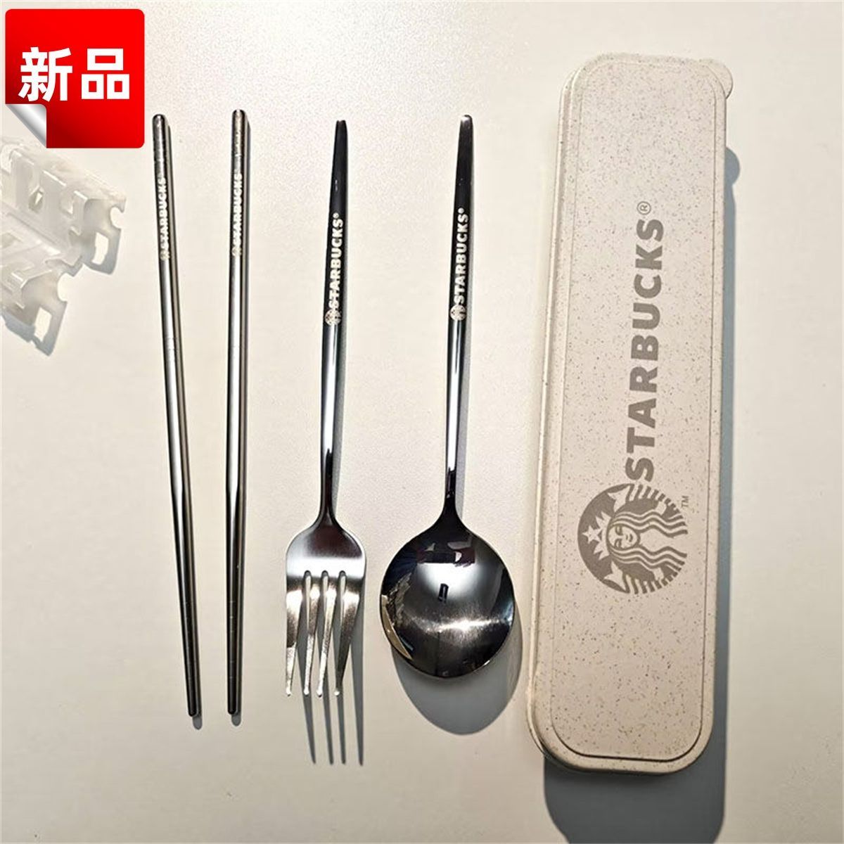 ✨新品✨スターバックス 木製 カトラリーセット 4点セット フォーク