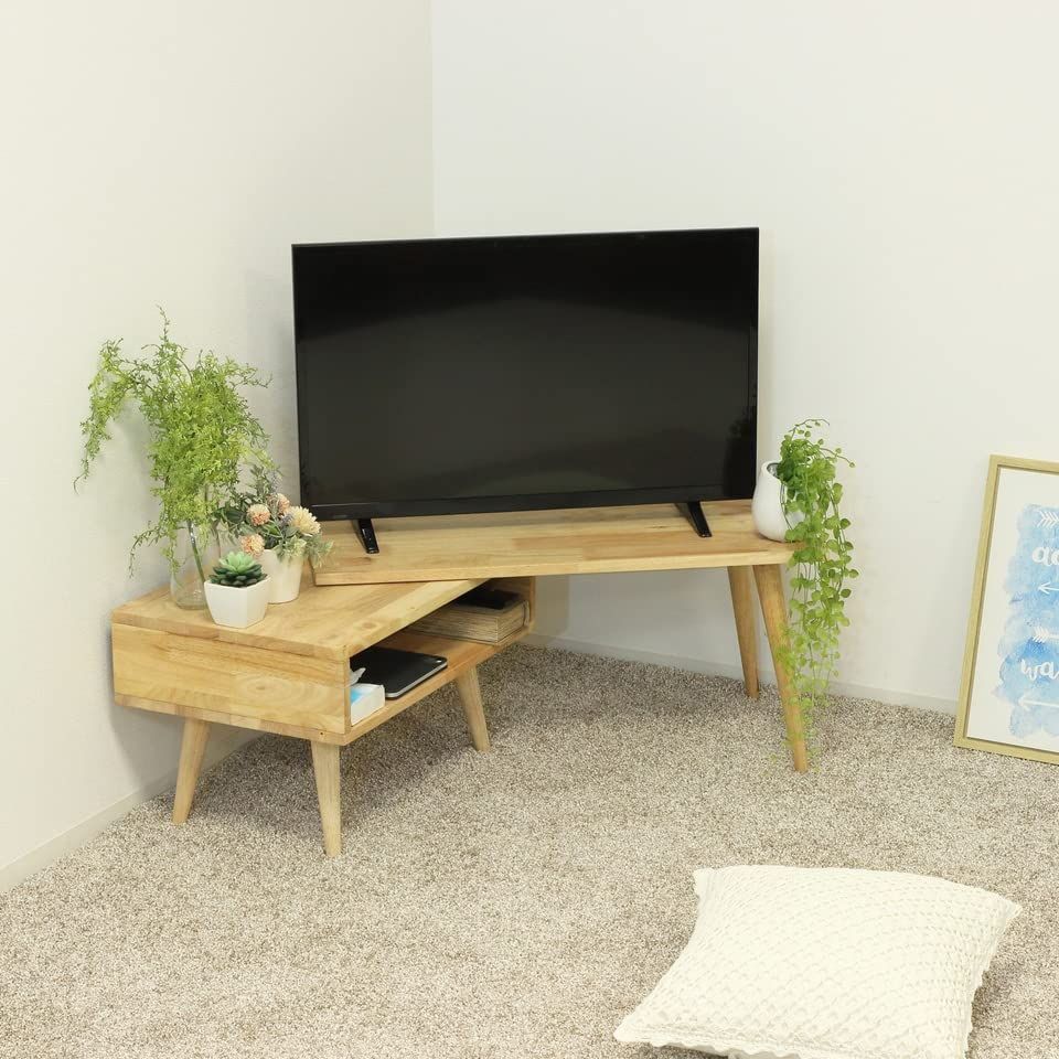 数量 伸長式 テレビ台 TV台 机 ローボード 脚付 伸縮 オープン ローテーブル