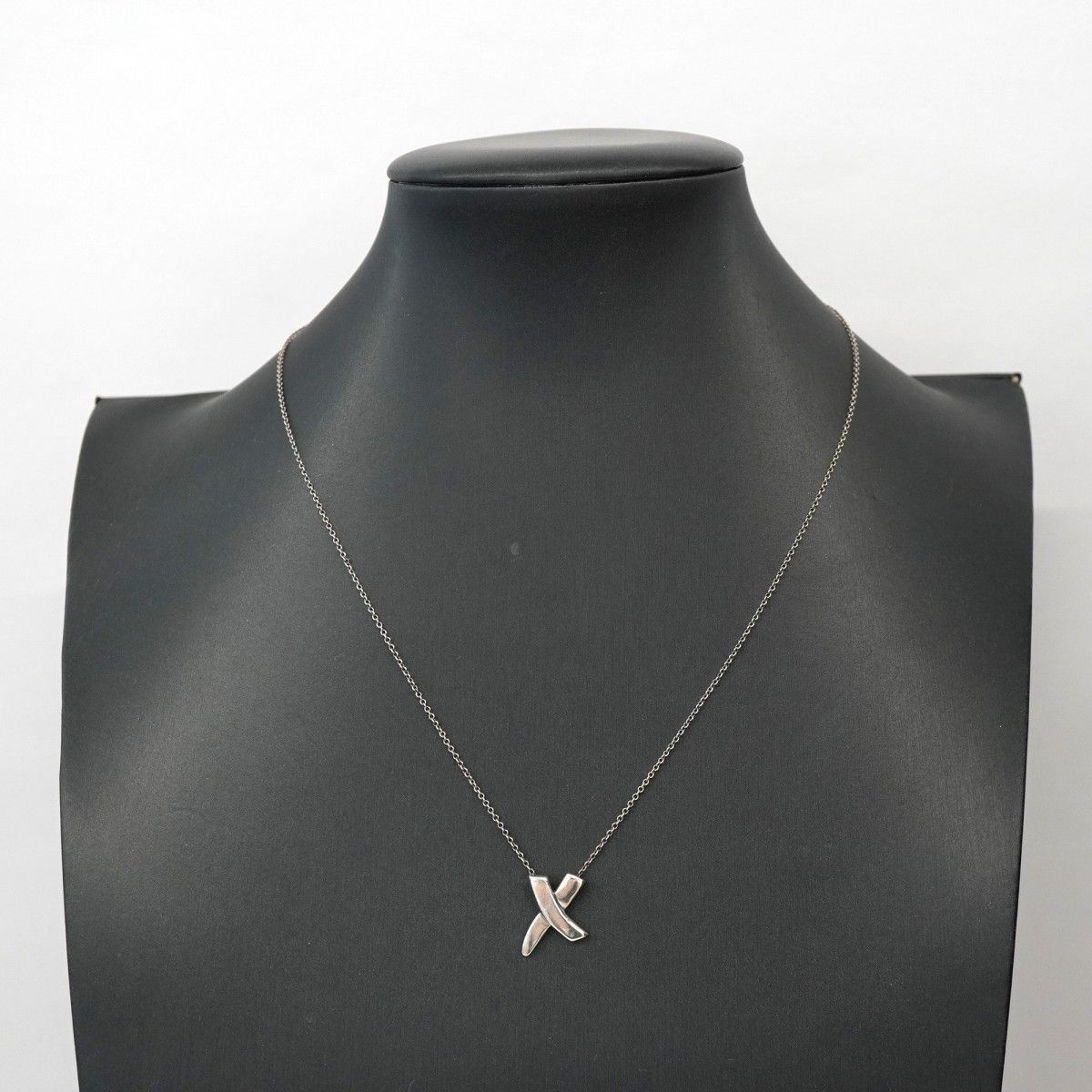 美品 Tiffany&Co. ティファニー キス シルバー ネックレス 925 Tiffany & Co ティファニー キス ネックレス silver925 USED