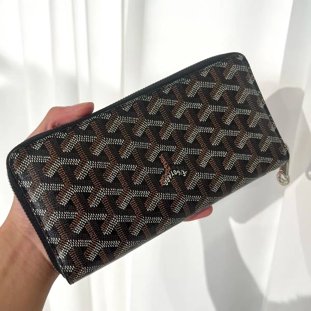 ゴヤール GOYARD ラウンドジップ 財布 グレー GOYARD ゴヤール カード