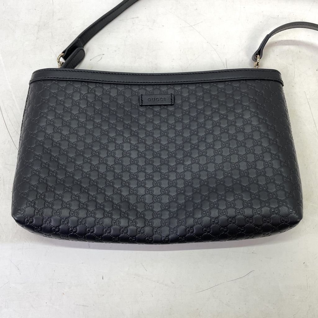 01yw0165 グッチ GUCCI マイクログッチシマ 2WAY クラッチバッグ ブラック メンズ カバン ショルダーバッグ  607723・527066 【中古品】 - メルカリ