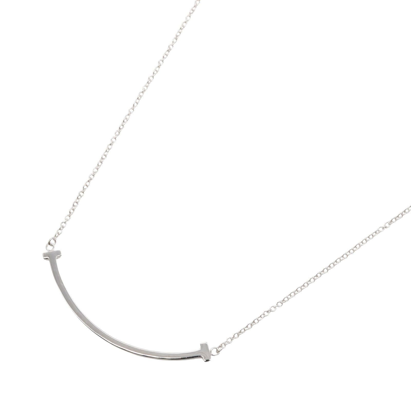 ティファニー TIFFANY＆CO ネックレス Tスマイル スモール ネックレス  