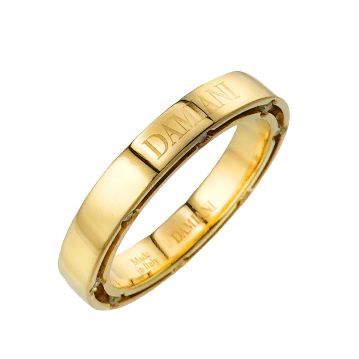 ダミアーニ DAMIANI Dサイド 9号 リング ダイヤ 10P K18 YG イエロー