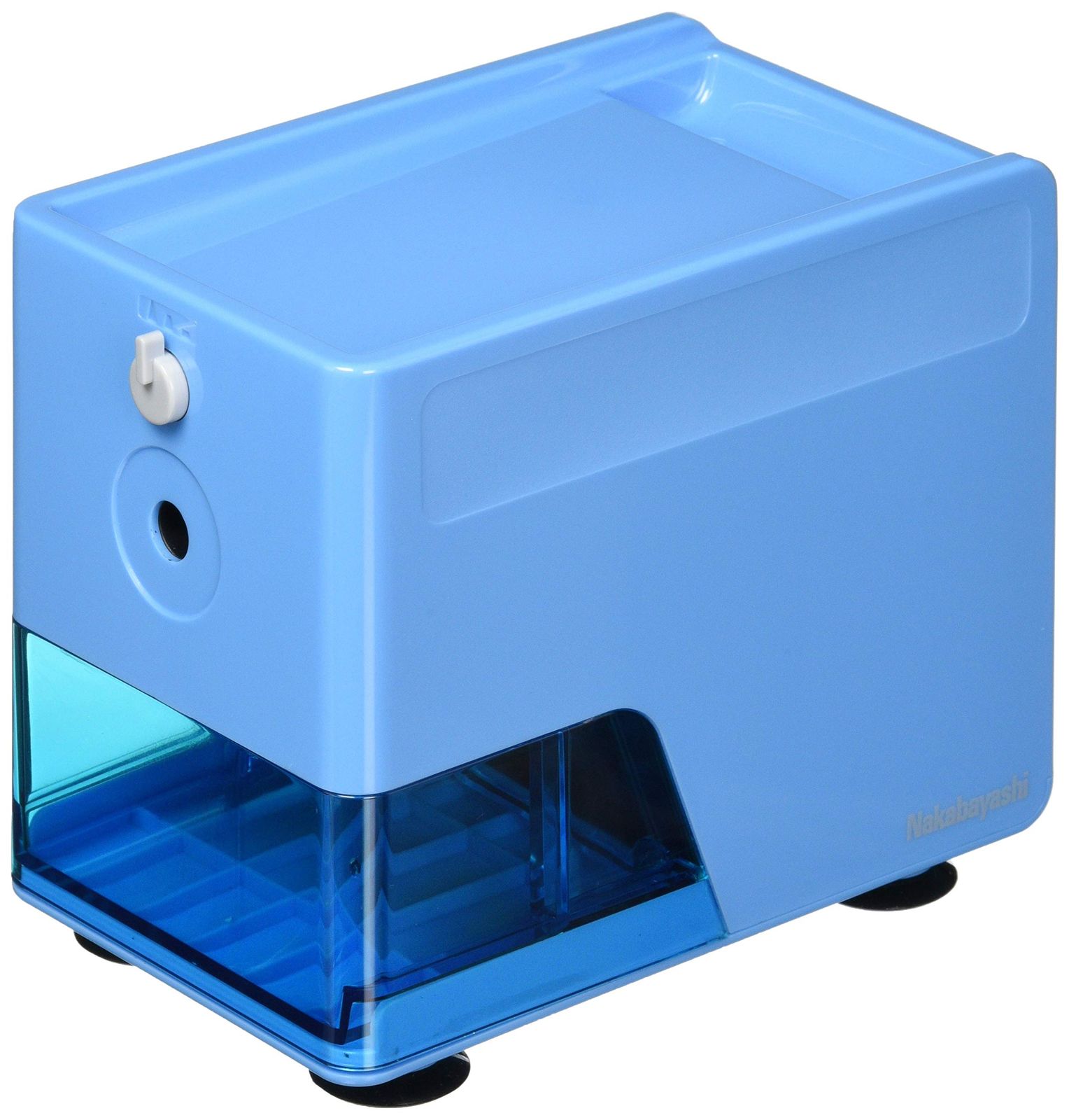 ナカバヤシ 電動鉛筆削り スリムトレータイプ DPS-601 KB ブルー