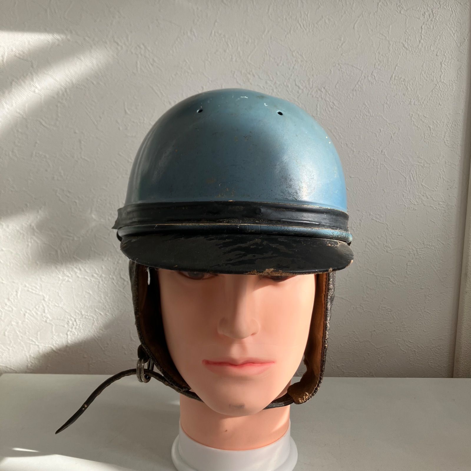 ビンテージヘルメット 1960年代 geno ハーフヘルメット M-Lサイズ