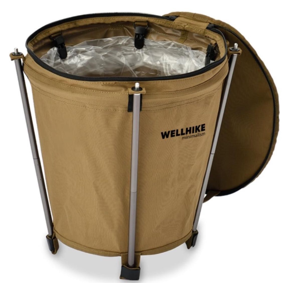 【未使用】WELLHIKEダストボックス 　折りたたみゴミ箱 アウトレット セール 通販アウトドア・釣り・旅行用品 - 【未