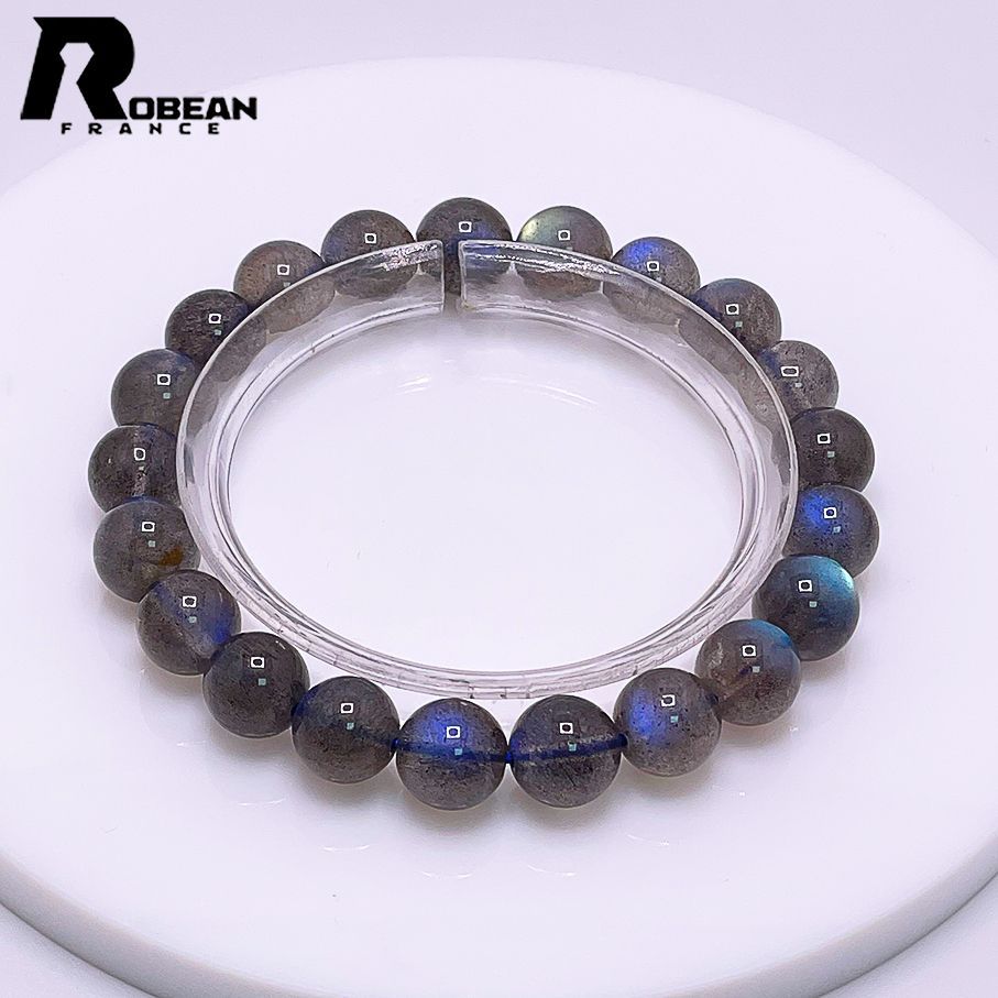 上品 EU製 定価8万円ROBEAN・ムーンストーンパワーストーン ブレスレット アクセサリー 幸運 開運 浄化 綺麗 貴重 幸運 贈り物 ギフト プレゼント 9-9.5mm C521690