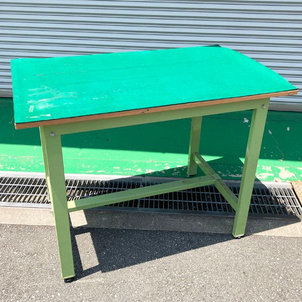 |大阪吹田 現状品 サカエ 軽量作業台KKタイプ 天板1200×750mm ワークテーブル 耐荷重350kg ●99313