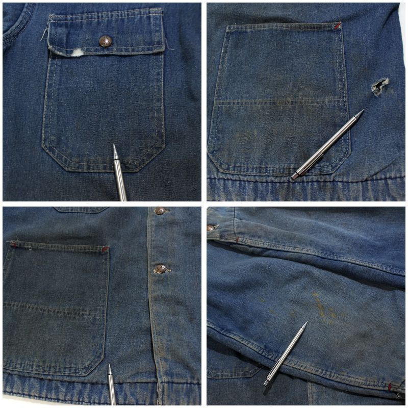 80s vintage BIGMAC 裏地ブランケット デニム カバーオール