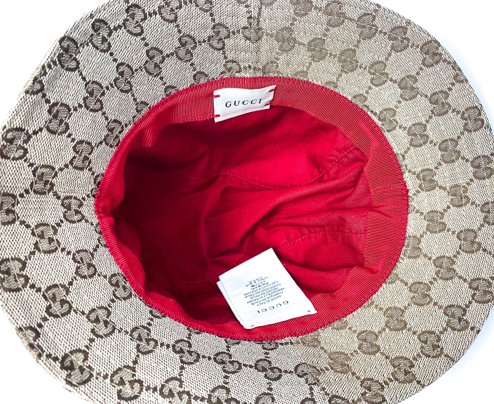 未使用 グッチ キッズチルドレンズ オリジナルGG フェドラハット 56cm グッチ キッズ〔チルドレンズ〕オリジナルGG フェドラハット