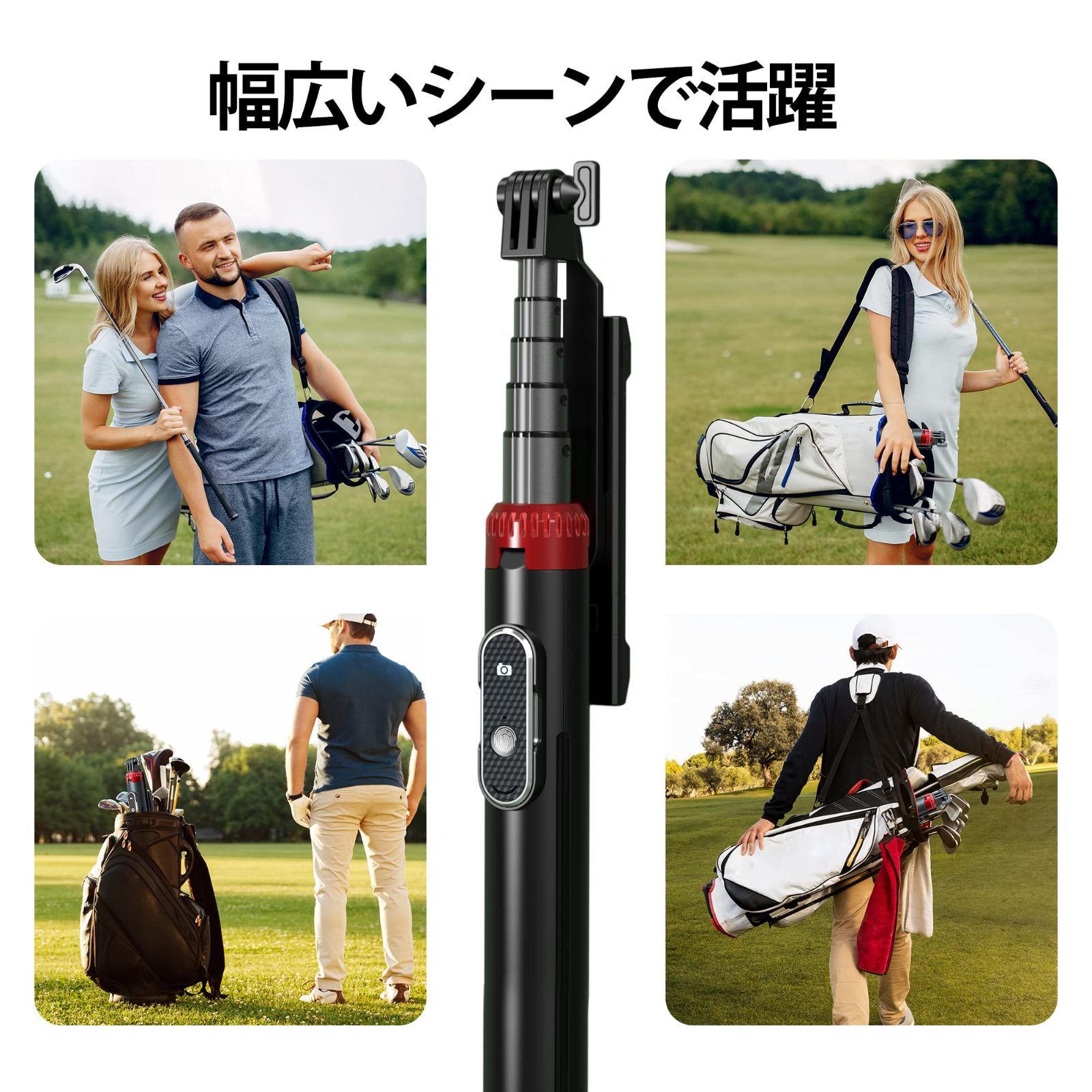 色: ブラック】EUG-PRODUCTS ゴルフ練習器具 スイング撮影器具 ス - KK