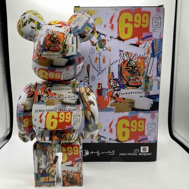 MEDICOM TOY BE@RBRICK 2022年 Andy Warhol × JEAN-MICHEL BASQUIAT #4 