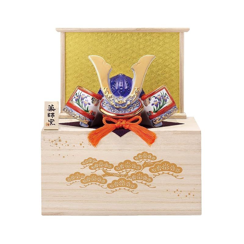 薬師窯] 五月人形 日本製 端午の節句 ミニ コンパクト 手のひらサイズ