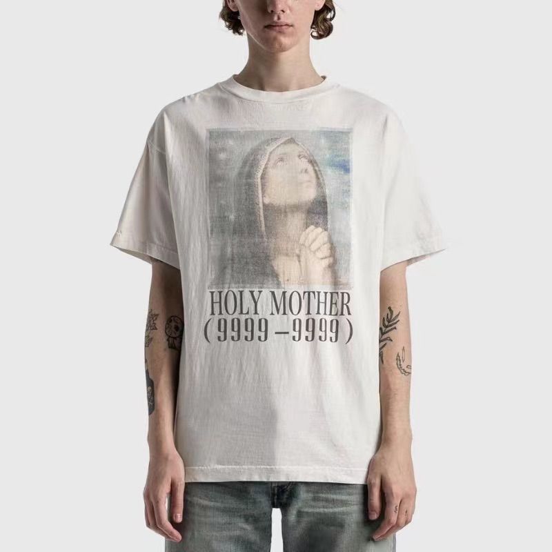 新品】Saint Michael セントマイケルHolyMother Tシャツ - メルカリ｜半袖 