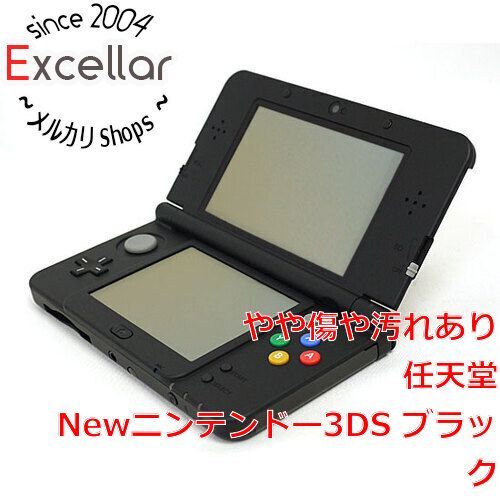 bn:14] 任天堂 Newニンテンドー3DS ブラック 本体のみ バッテリーなし・液晶画面いたみ - メルカリ