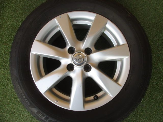み 日産純正 ノート 185 65R15 ラヂアルタイヤ４本SET E12 E13 ティーダ ウィングロード