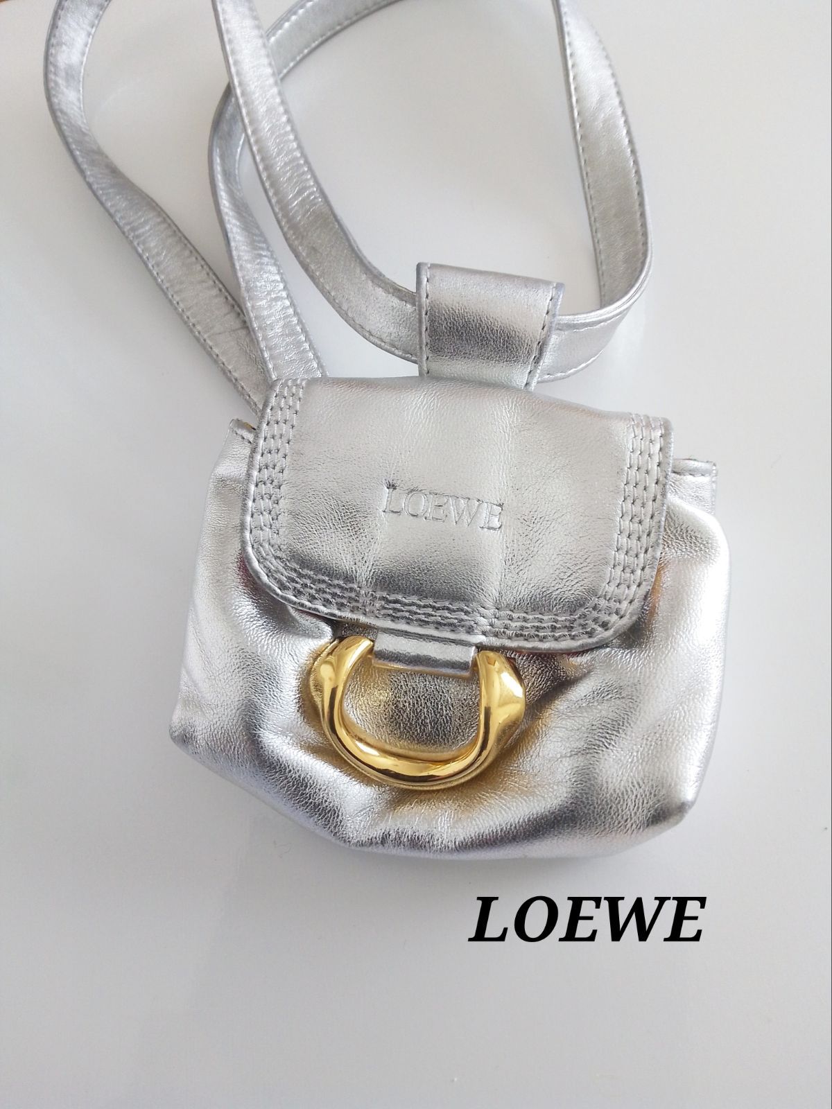 2年保証 LOEWE ロエベ ウエストポーチ ヒップバッグ 21250円 バッグ