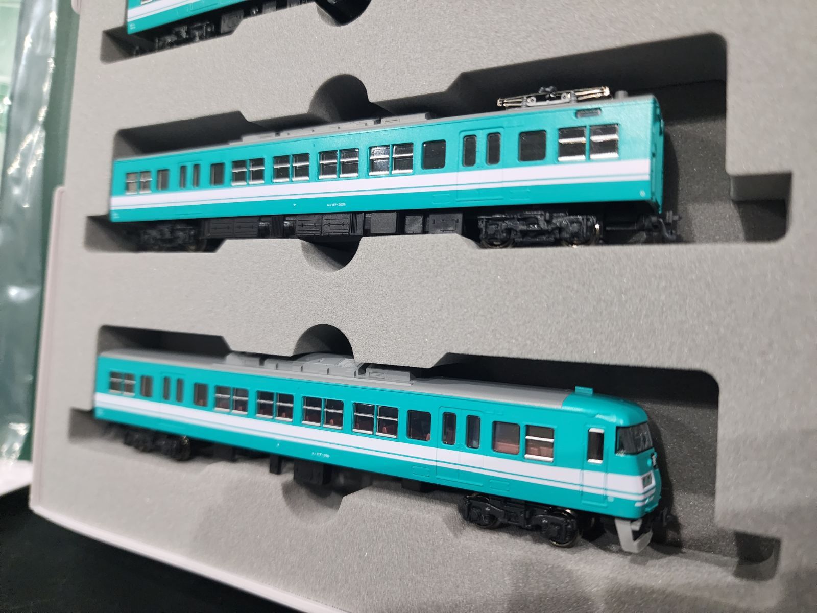 10-480 117系 10-480 JR西日本117系直流近郊形電車 オーシャンカラー 4両