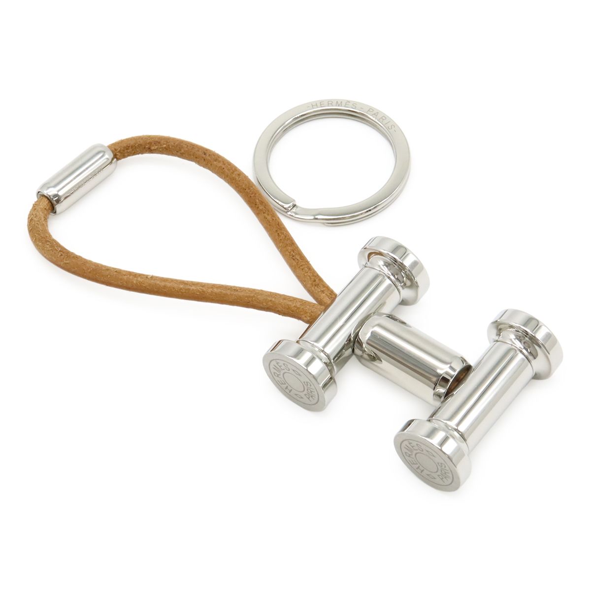 HERMES エルメス モビールH キーホルダー キーリング バッグチャーム  
