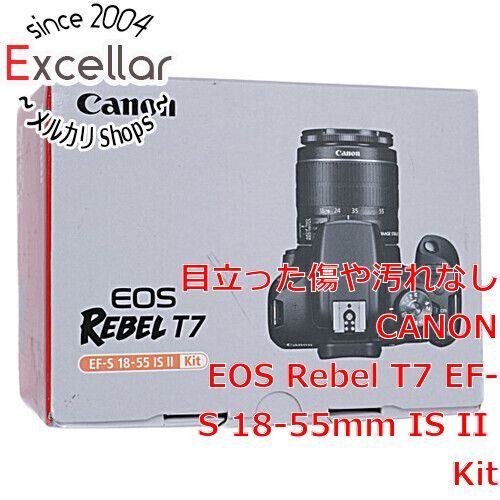 bn:15] Canon製 EOS Rebel T7 EF-S 18-55mm IS II Kit ブラック 並行