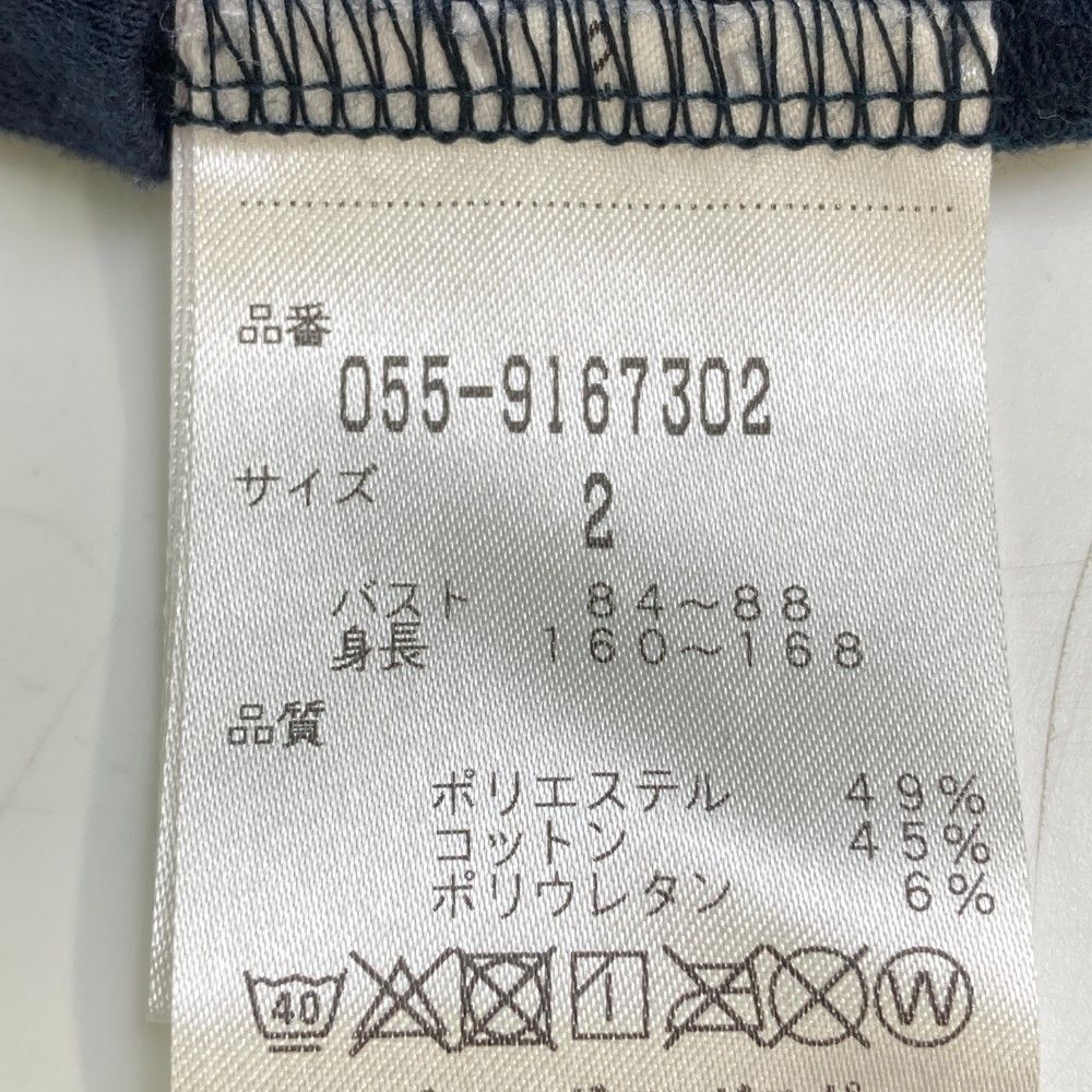 サイズ：2 PEARLY GATES パーリーゲイツ ハイネック 半袖Tシャツ