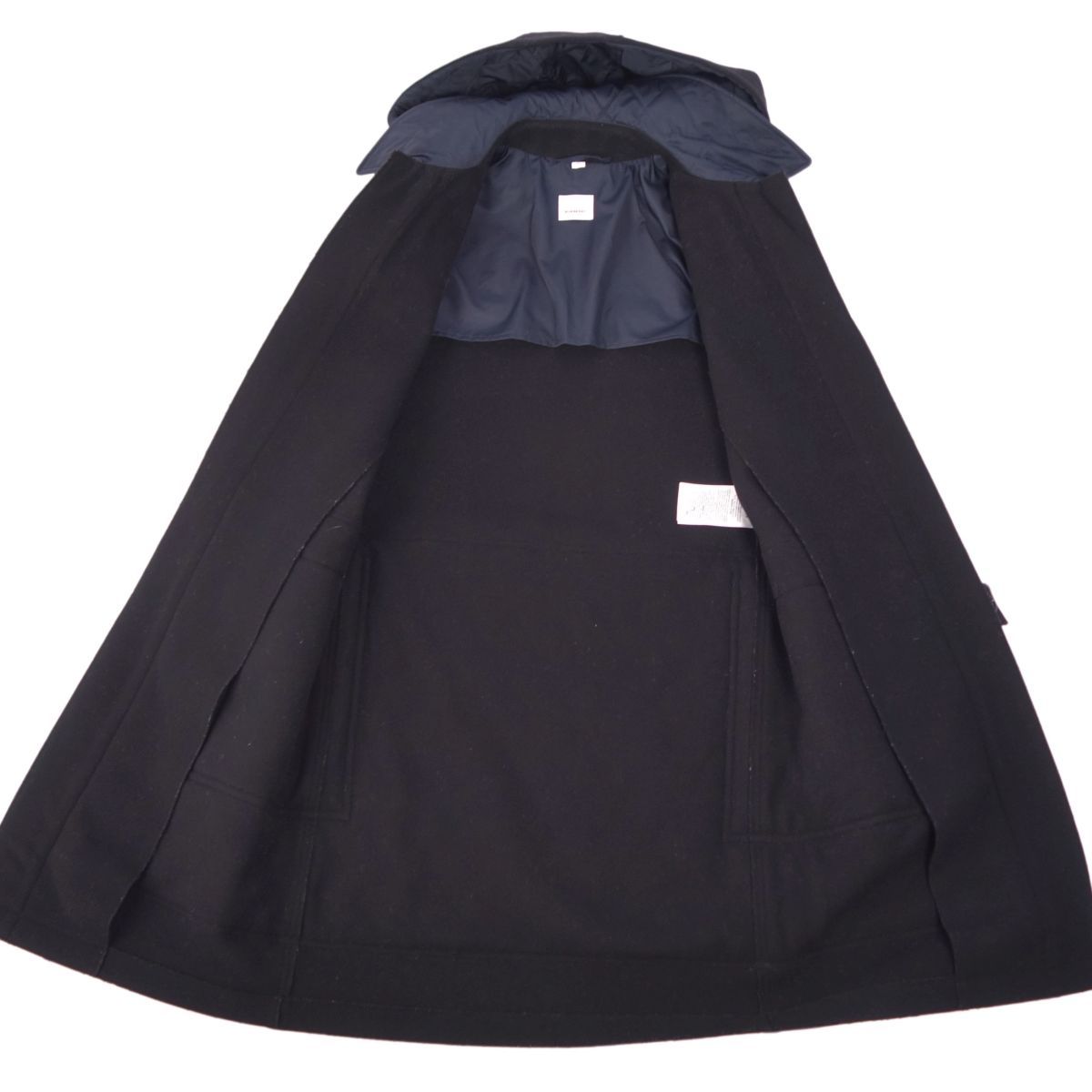 極美品 バーバリー BURBERRY コート ダッフルコート フード フーディー 