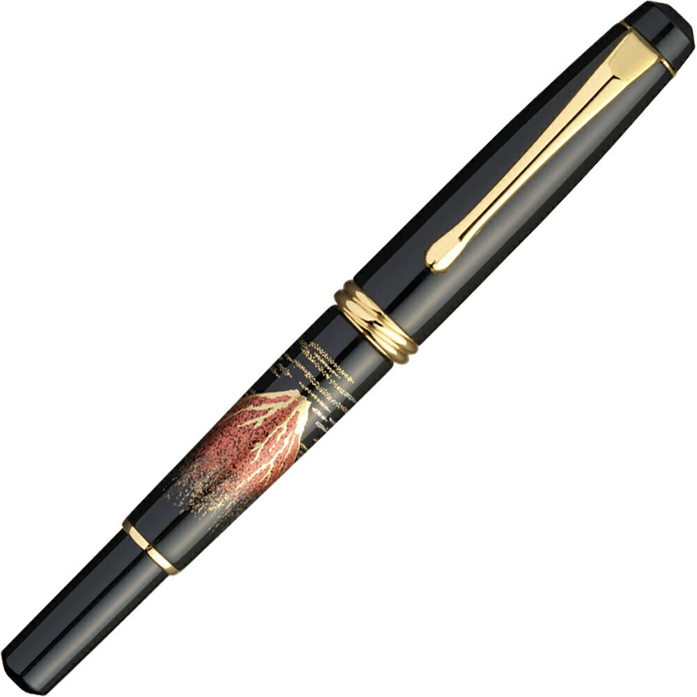 呉竹 くれ竹万年毛筆 夢銀河 蒔絵物語 赤富士 DAY140-29 1点