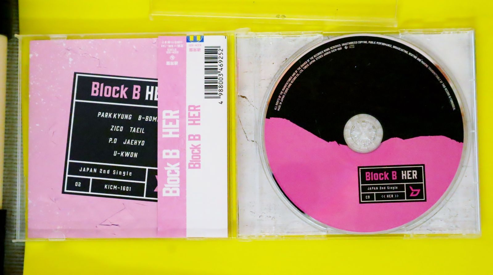 国内盤CD☆ブロック・ビー/Block B□ HER (Japanese Version) （通常盤
