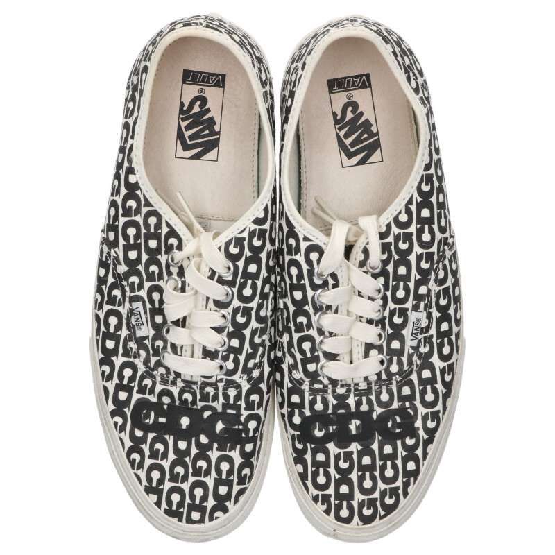 総柄デザインが素敵 コムデギャルソン×バンズ オーセンティック コムデギャルソンCDG限定 VANS（バンズ) VAULT AUTHENTIC