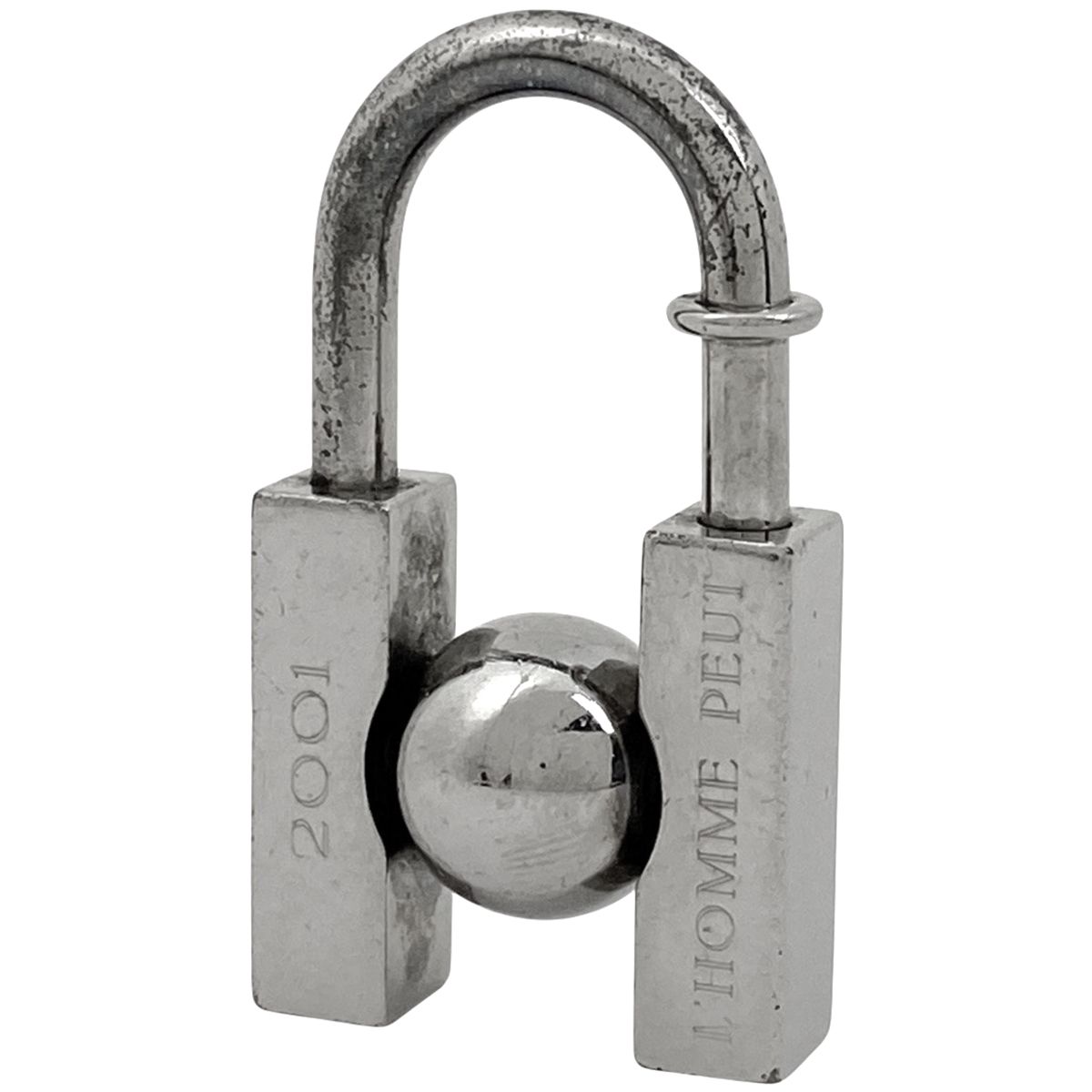 お値下げ‼️ エルメス　カデナ2001地球　美品 エルメス HERMES カデナ バッグチャーム 2001 地球 キーホルダー