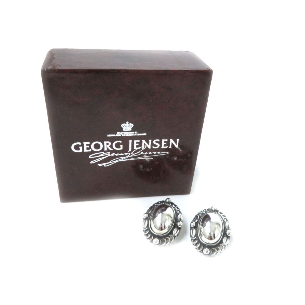 美品☆Georg Jensen ジョージジェンセン 1995 SV925 イヤーイヤリング