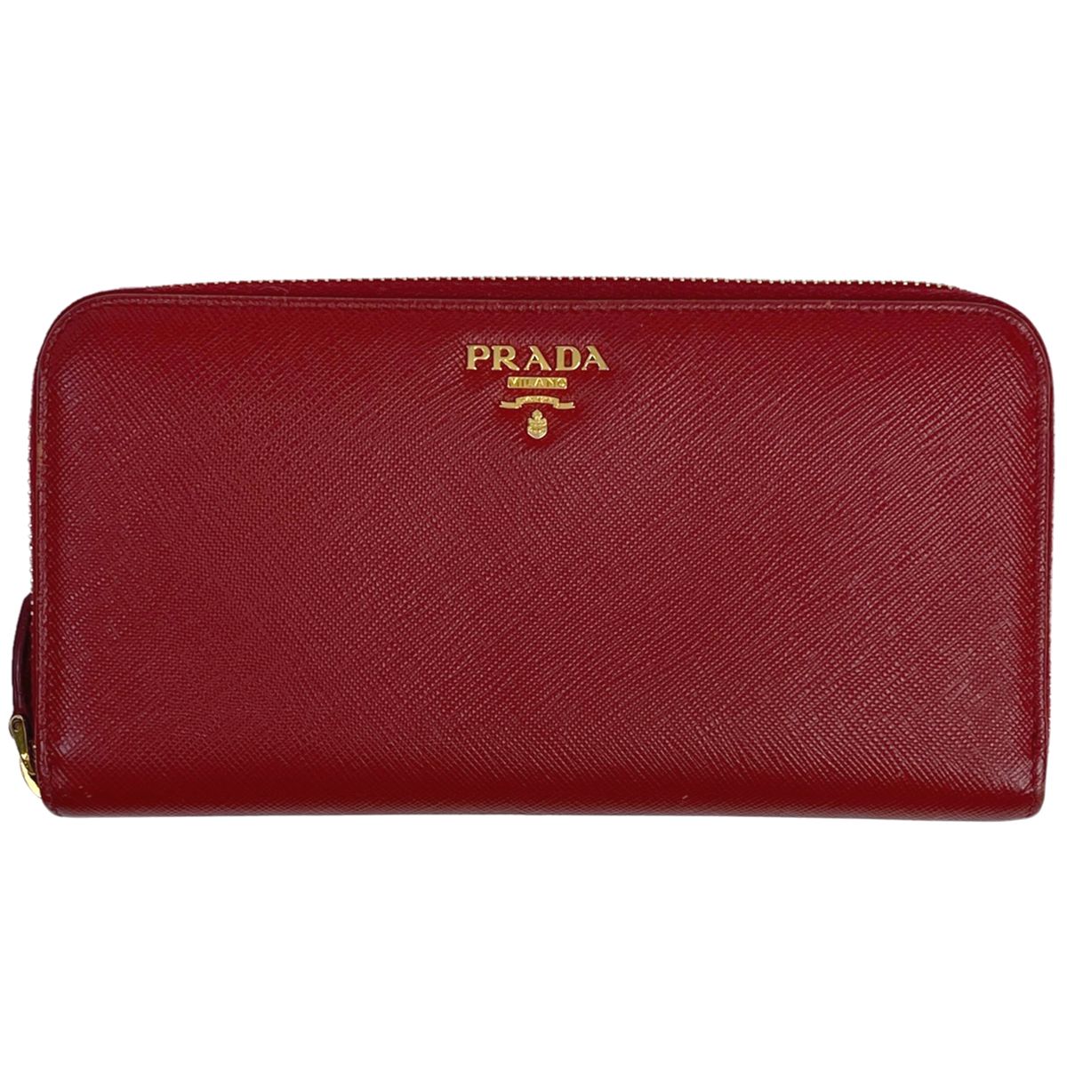 PRADA プラダ サフィアーノ ラウンドジップ 長財布 バイカラー プラダ