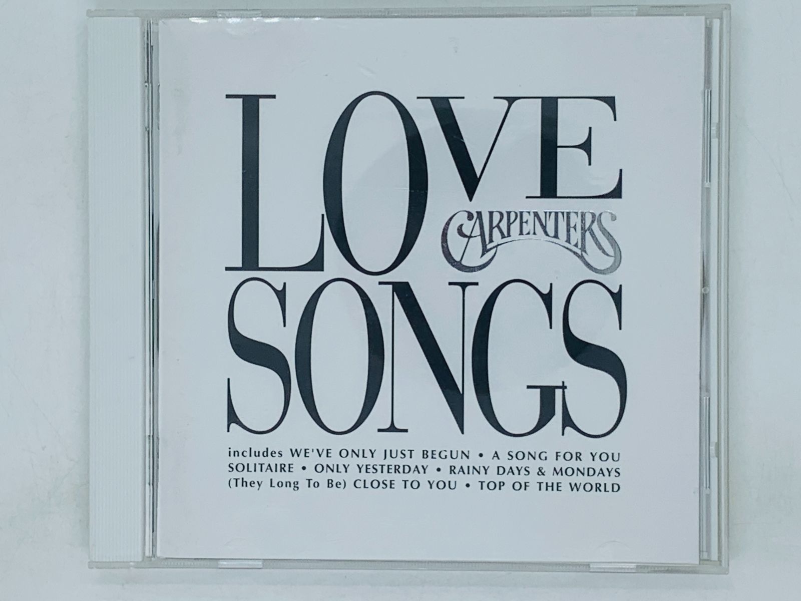 CD 裏ジャケット無し THE CARPENTERS LOVE SONGS カーペンターズ 青春